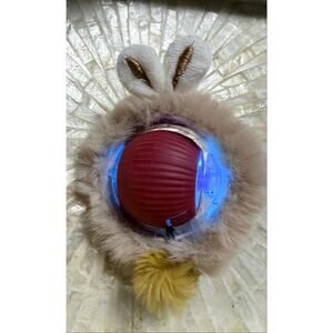 Interactive Smart Cat Toy Ball USB Rechargeable Bunny Cover NIB